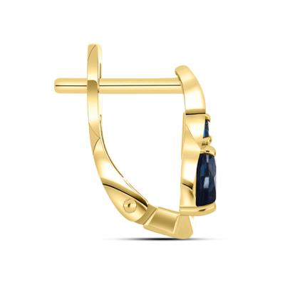 BUY 14K GOLD JEWELRY WITH LONDON BLUE TOPAZ GEMSTONE EARRING